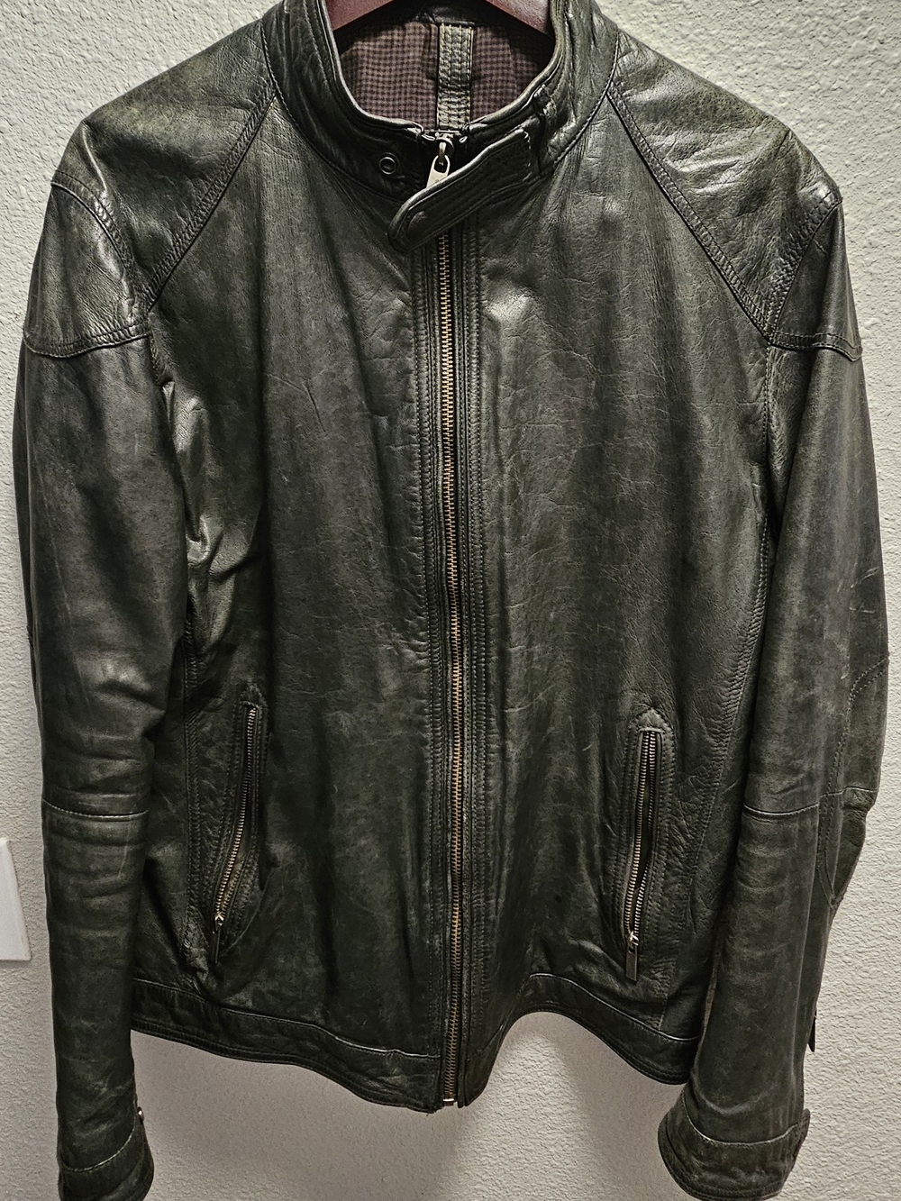 Green Leather Jacket